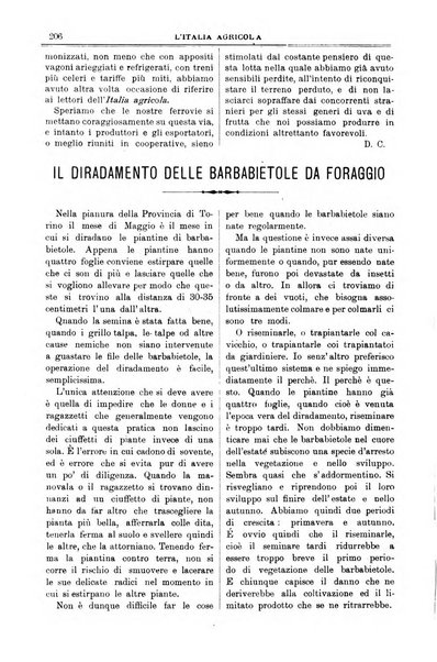 L' Italia agricola giornale di agricoltura