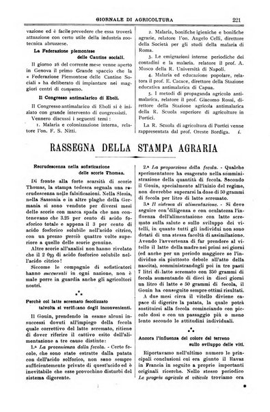 L' Italia agricola giornale di agricoltura