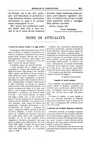 L' Italia agricola giornale di agricoltura