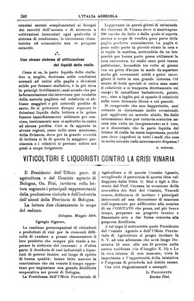 L' Italia agricola giornale di agricoltura