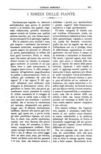 L' Italia agricola giornale di agricoltura