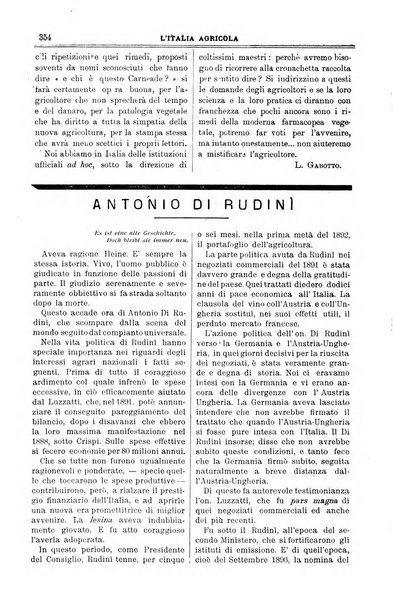 L' Italia agricola giornale di agricoltura