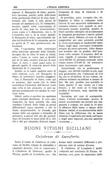 L' Italia agricola giornale di agricoltura