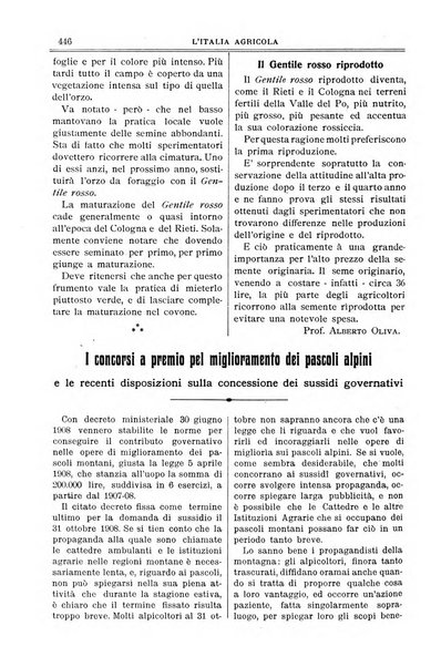 L' Italia agricola giornale di agricoltura