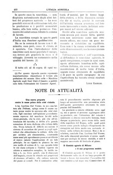 L' Italia agricola giornale di agricoltura