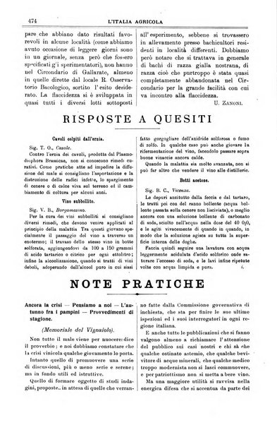 L' Italia agricola giornale di agricoltura