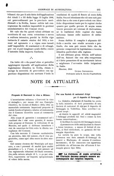 L' Italia agricola giornale di agricoltura