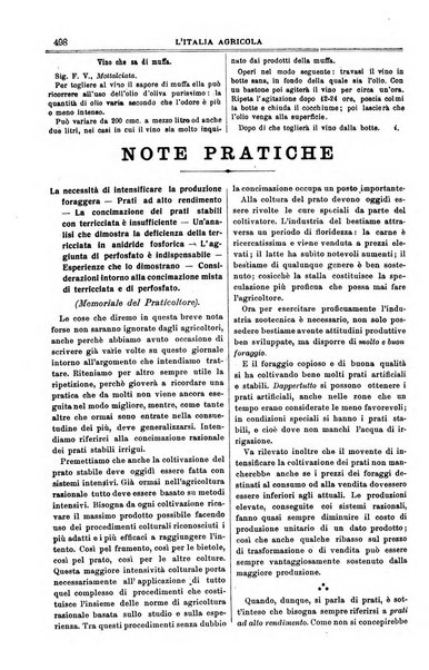 L' Italia agricola giornale di agricoltura