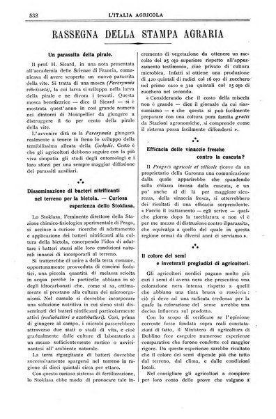 L' Italia agricola giornale di agricoltura