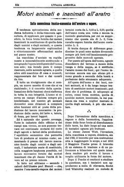 L' Italia agricola giornale di agricoltura