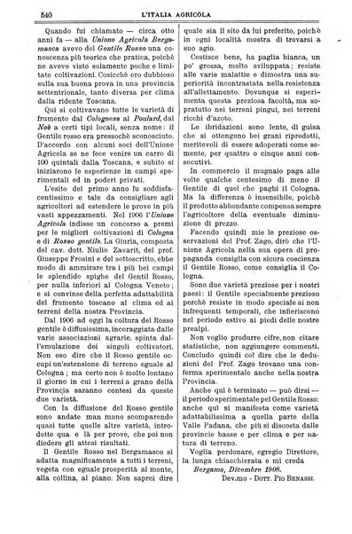 L' Italia agricola giornale di agricoltura