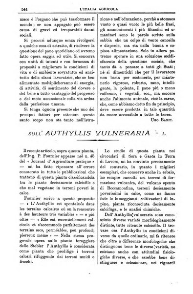 L' Italia agricola giornale di agricoltura