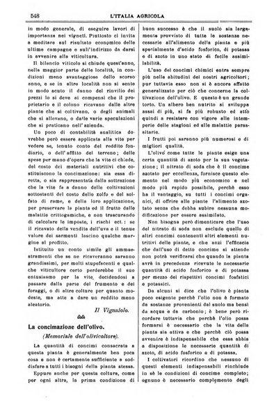 L' Italia agricola giornale di agricoltura