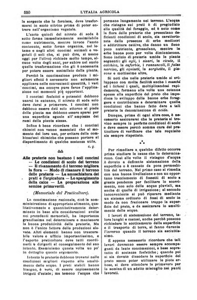 L' Italia agricola giornale di agricoltura