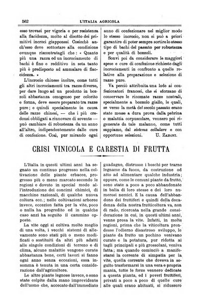 L' Italia agricola giornale di agricoltura