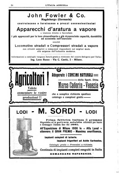 L' Italia agricola giornale di agricoltura