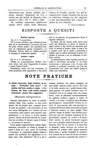 L' Italia agricola giornale di agricoltura