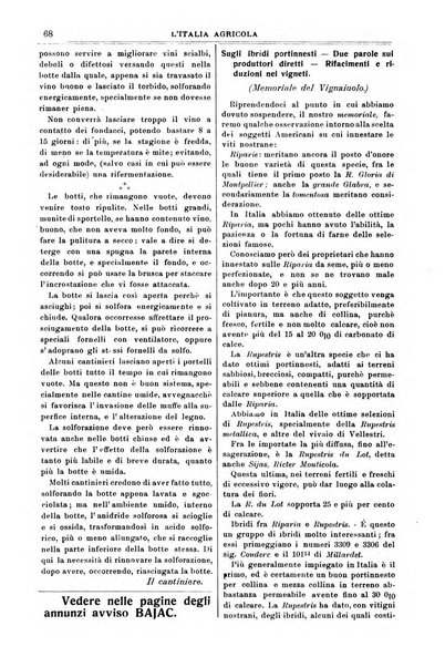 L' Italia agricola giornale di agricoltura