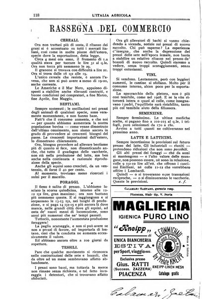 L' Italia agricola giornale di agricoltura