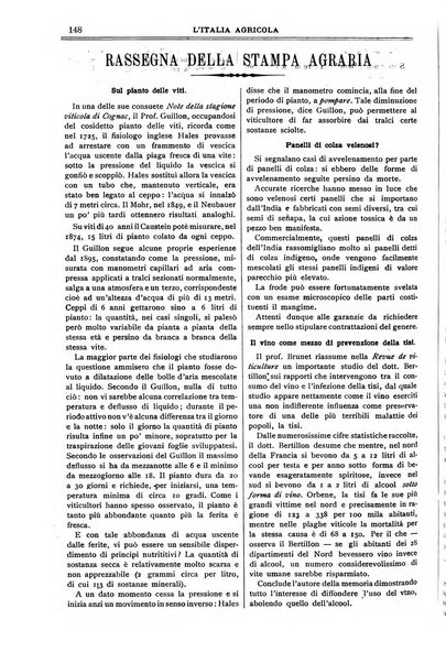 L' Italia agricola giornale di agricoltura