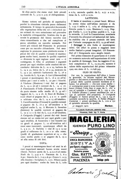 L' Italia agricola giornale di agricoltura