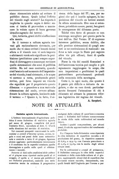 L' Italia agricola giornale di agricoltura