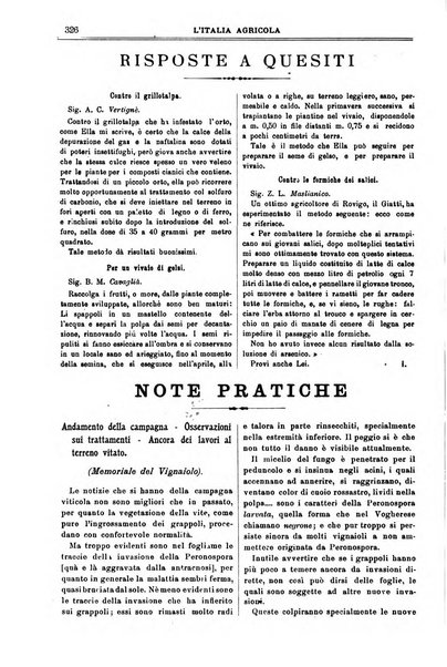 L' Italia agricola giornale di agricoltura