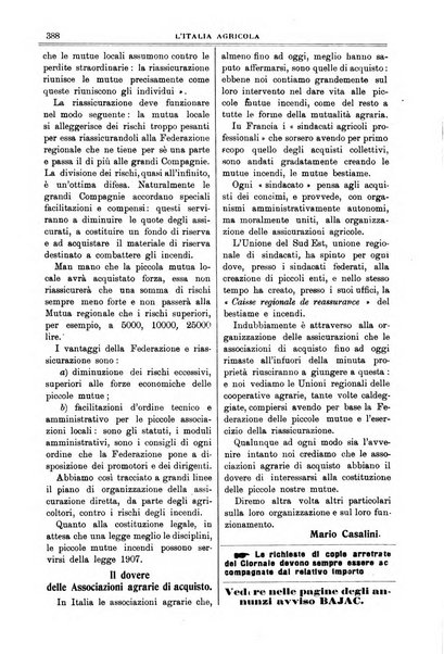 L' Italia agricola giornale di agricoltura