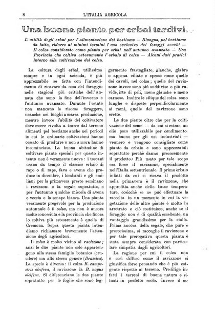 L' Italia agricola giornale di agricoltura