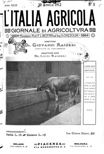 L' Italia agricola giornale di agricoltura