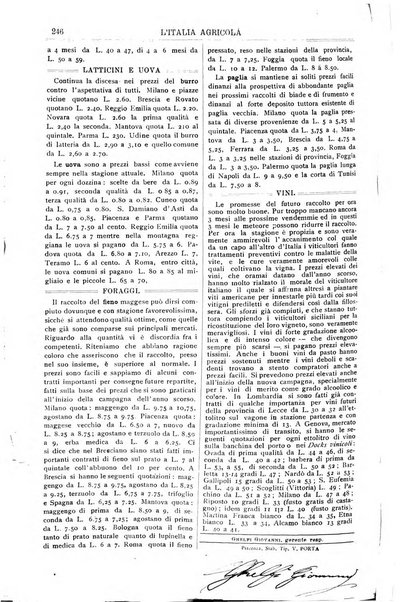 L' Italia agricola giornale di agricoltura