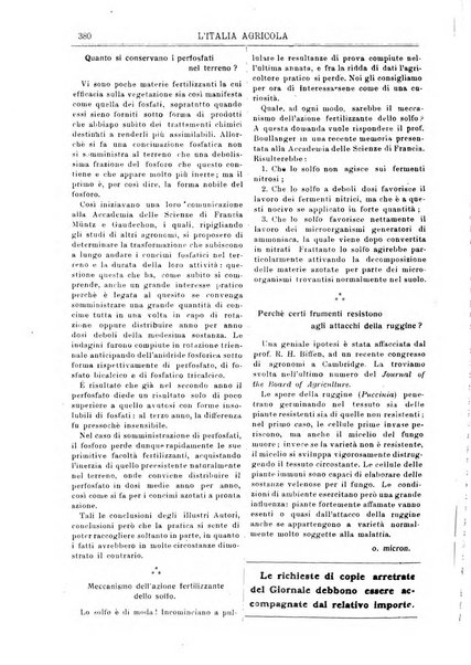 L' Italia agricola giornale di agricoltura