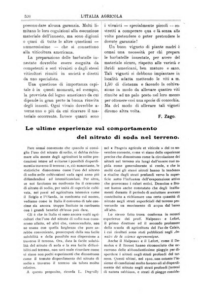 L' Italia agricola giornale di agricoltura