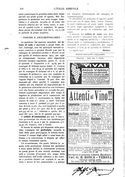 L' Italia agricola giornale di agricoltura