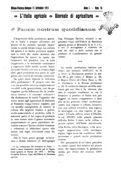 L' Italia agricola giornale di agricoltura