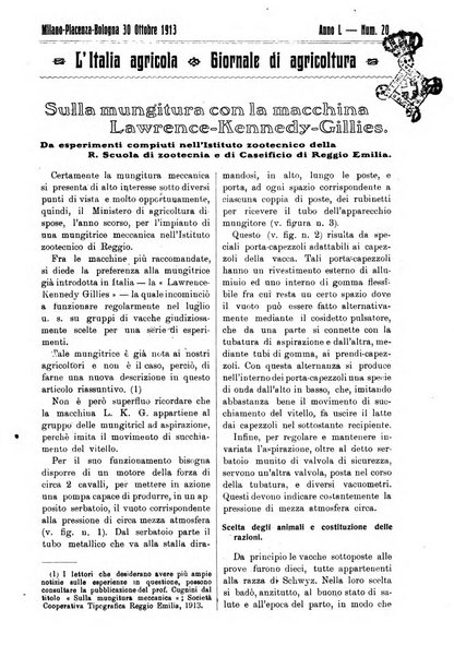 L' Italia agricola giornale di agricoltura