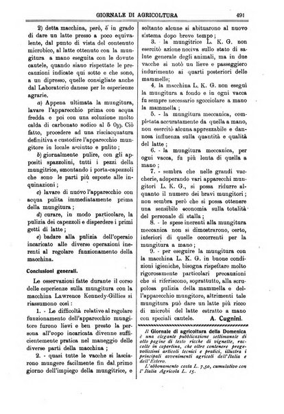 L' Italia agricola giornale di agricoltura