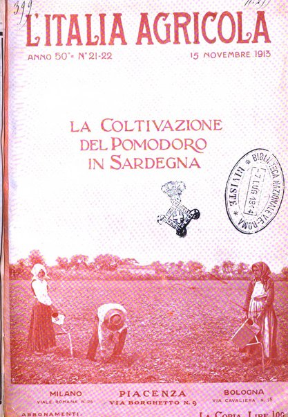 L' Italia agricola giornale di agricoltura