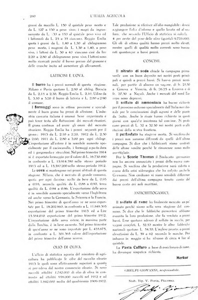 L' Italia agricola giornale di agricoltura