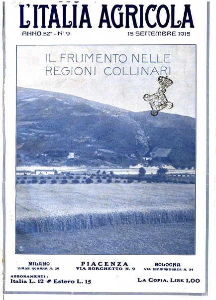 L' Italia agricola giornale di agricoltura