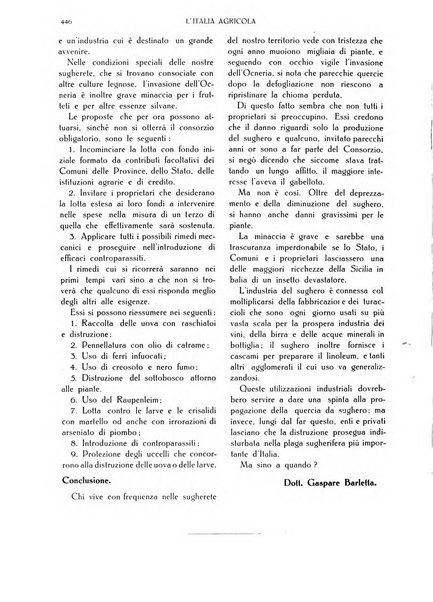 L' Italia agricola giornale di agricoltura