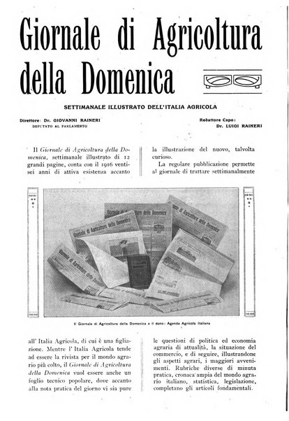 L' Italia agricola giornale di agricoltura