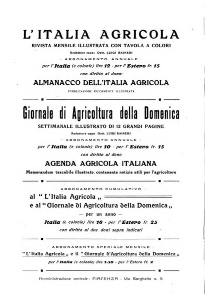 L' Italia agricola giornale di agricoltura