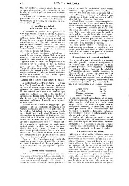 L' Italia agricola giornale di agricoltura