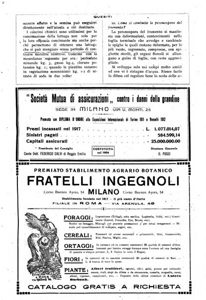 L' Italia agricola giornale di agricoltura