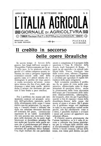 L' Italia agricola giornale di agricoltura