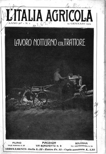 L' Italia agricola giornale di agricoltura