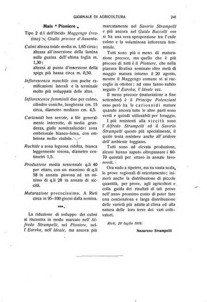 L' Italia agricola giornale di agricoltura