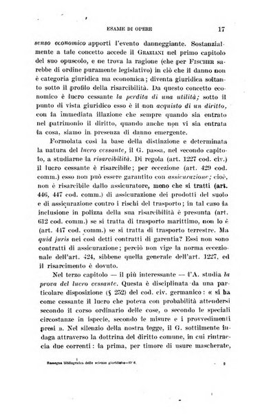 Rassegna bibliografica delle scienze giuridiche