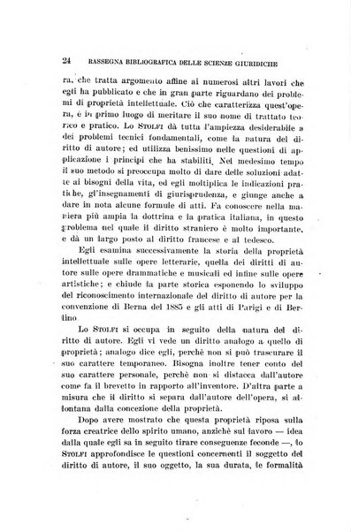 Rassegna bibliografica delle scienze giuridiche